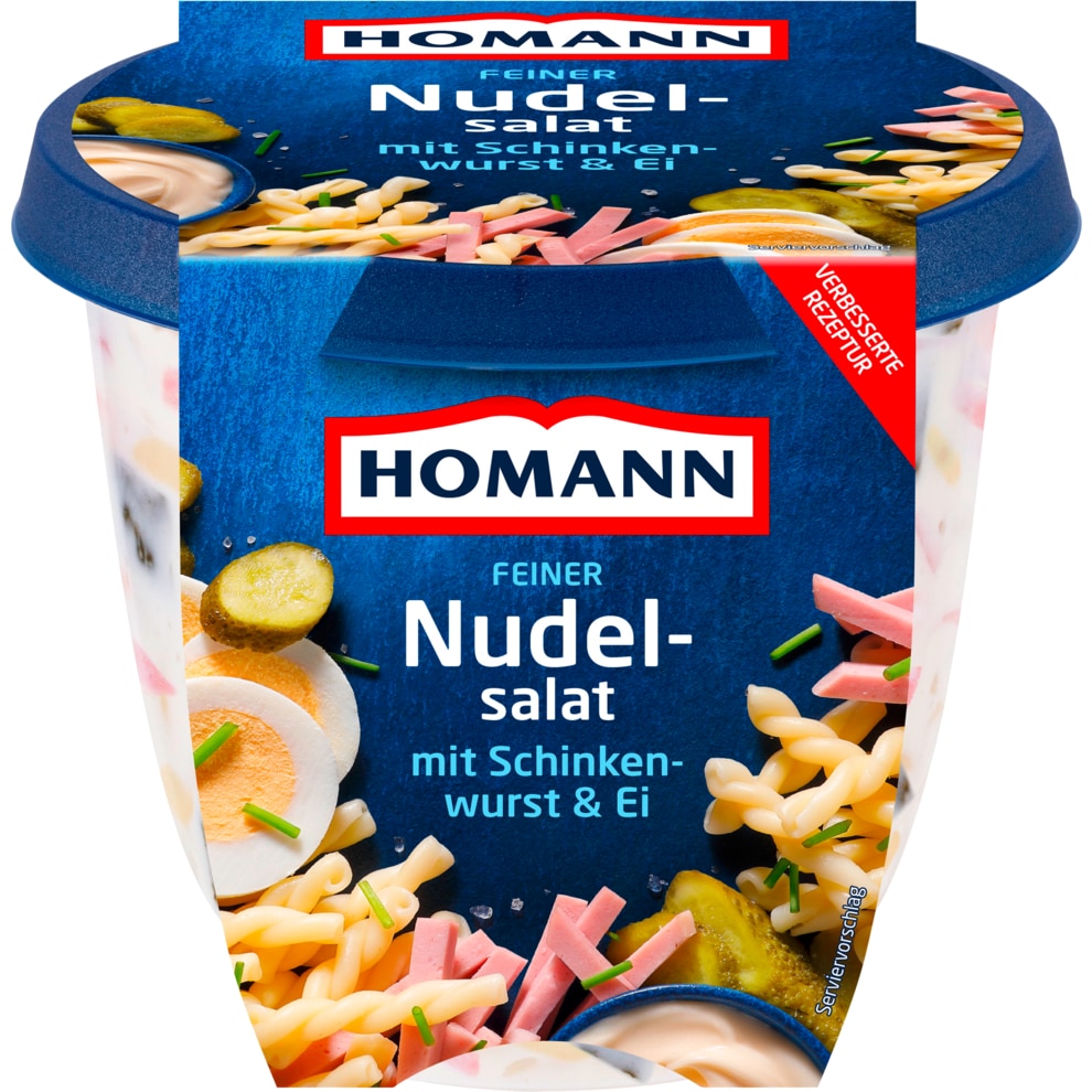 Homann Nudelsalat mit Schinken und Ei 200g