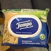 Tempo Verwöhnmoment Mandelmilch feuchtes Toilettenpapier 42BL