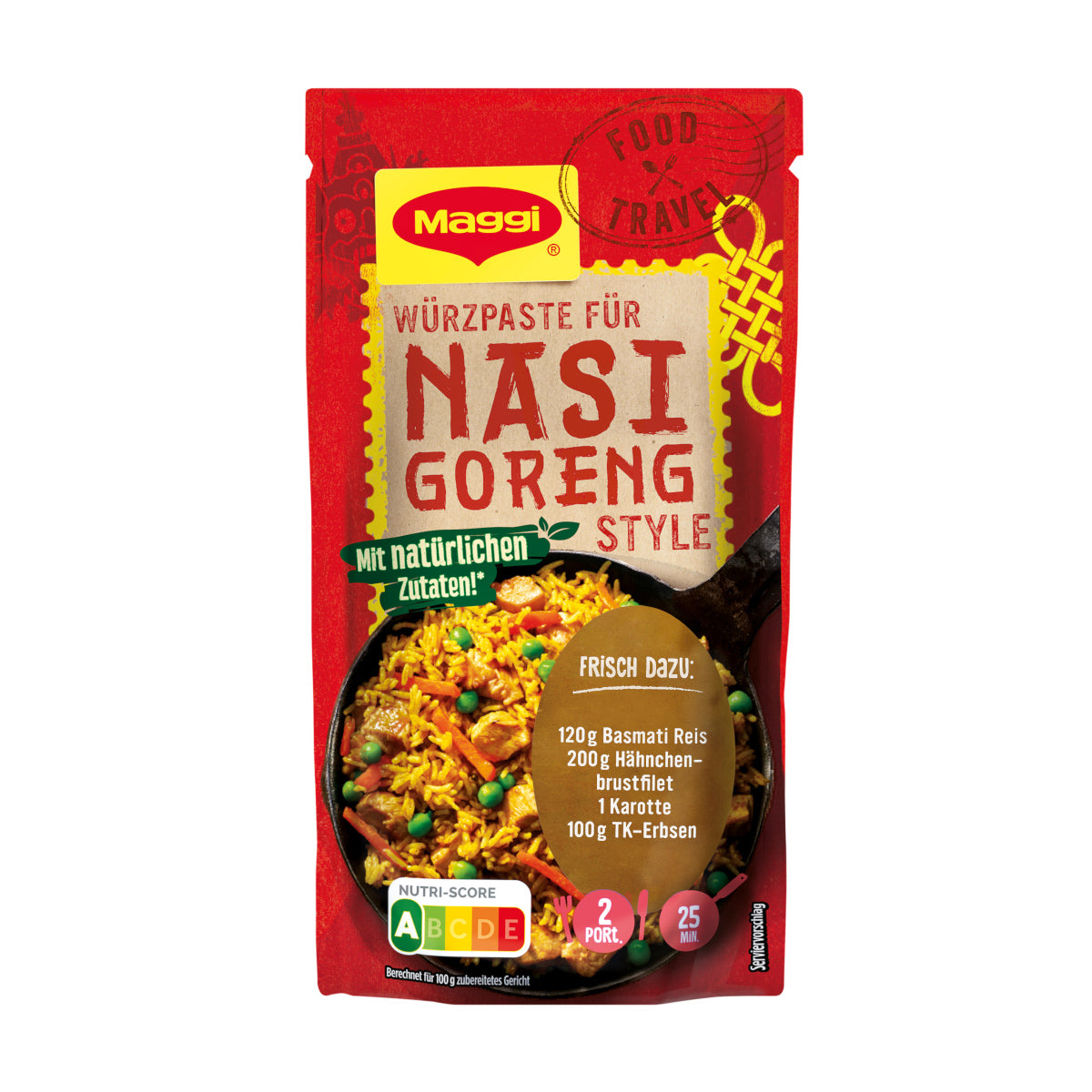 Maggi Food Travel Paste für Nasi Goreng Style 65g