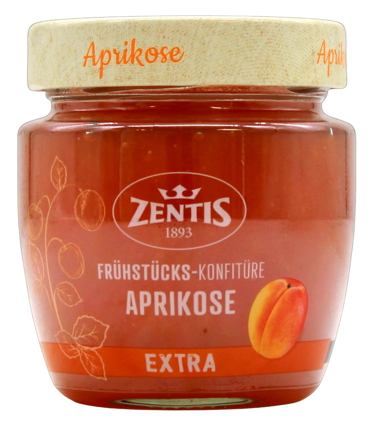 Zentis Frühstücks-Konfitüre Extra Aprikose 230g