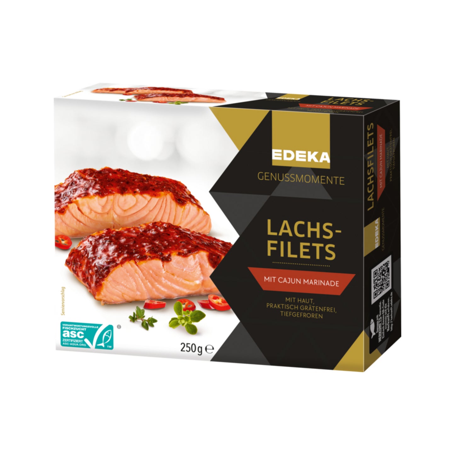 ASC EDEKA Genussmomente Lachsfilets in Cajun Marinade 2x125g