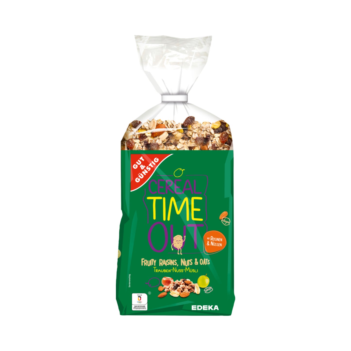 GUT&GÜNSTIG Traube-Nuss Müsli 1000g