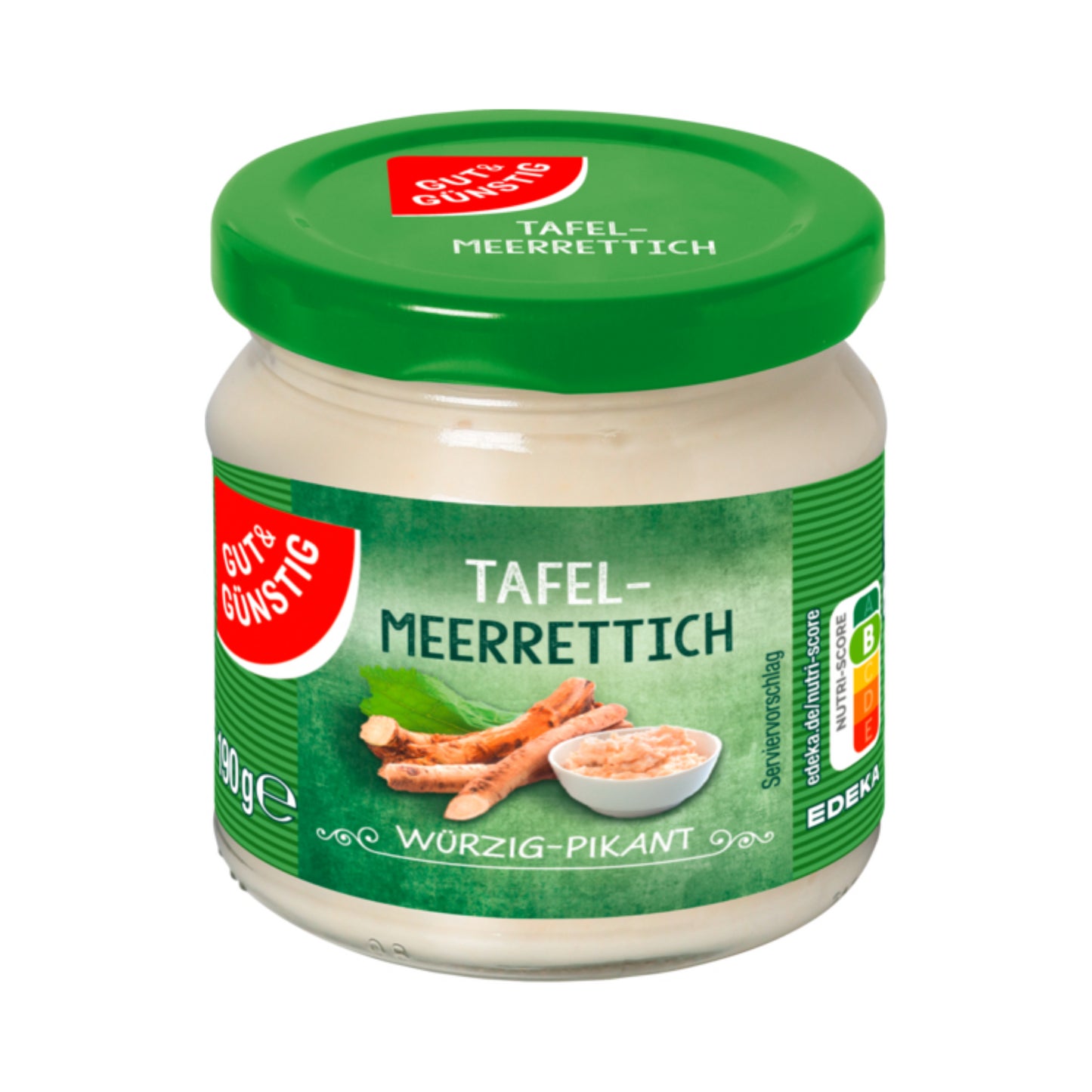 GUT&GÜNSTIG Tafelmeerrettich 190g