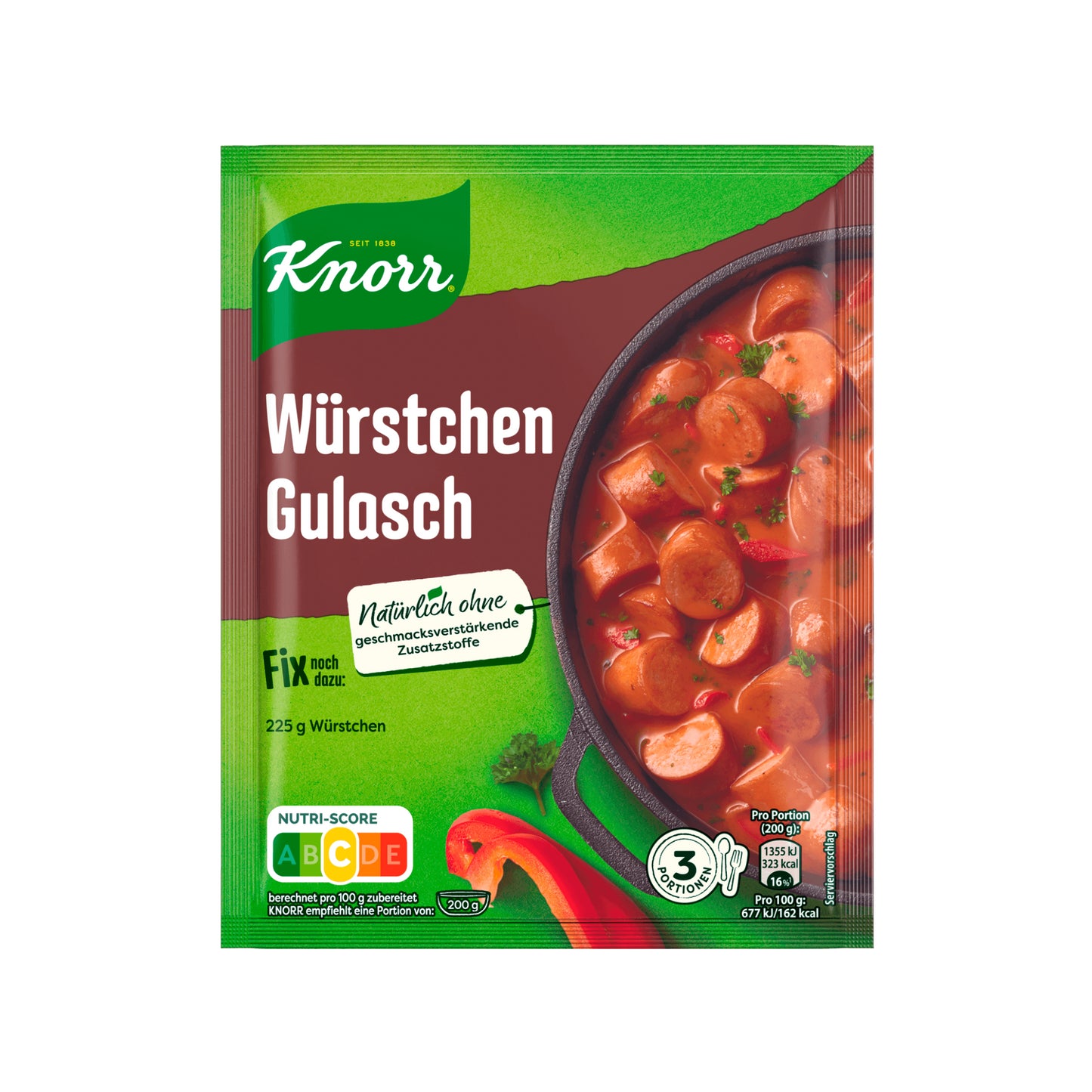 Knorr Fix Würstchen Gulasch 44g