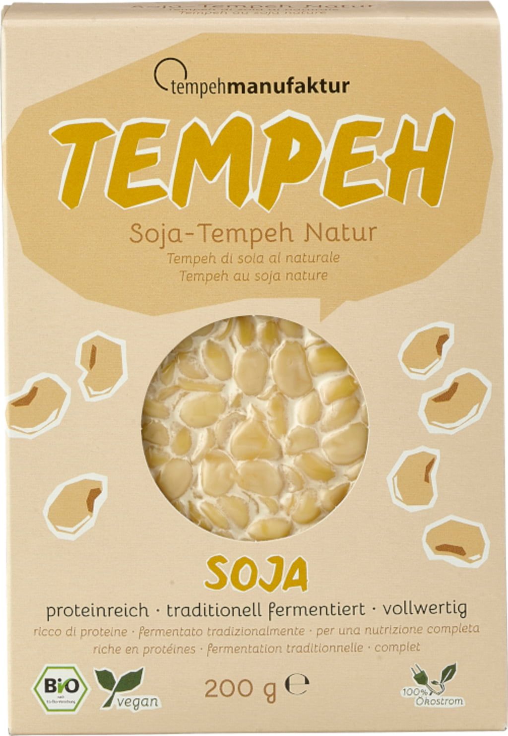 Bio Tempehmanufaktur Tempeh Natur 200g