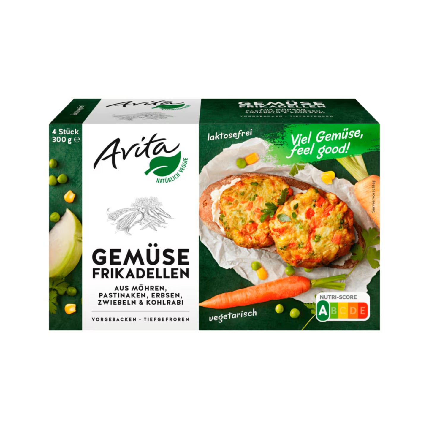 Avita Gemüse-Frikadelle 4ST 300g
