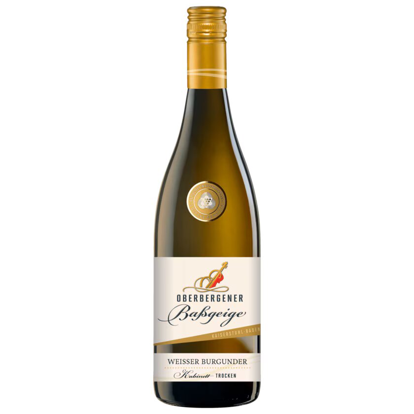 Oberbergener Baßgeige Weißer Burgunder Kabinett trocken 0,75l