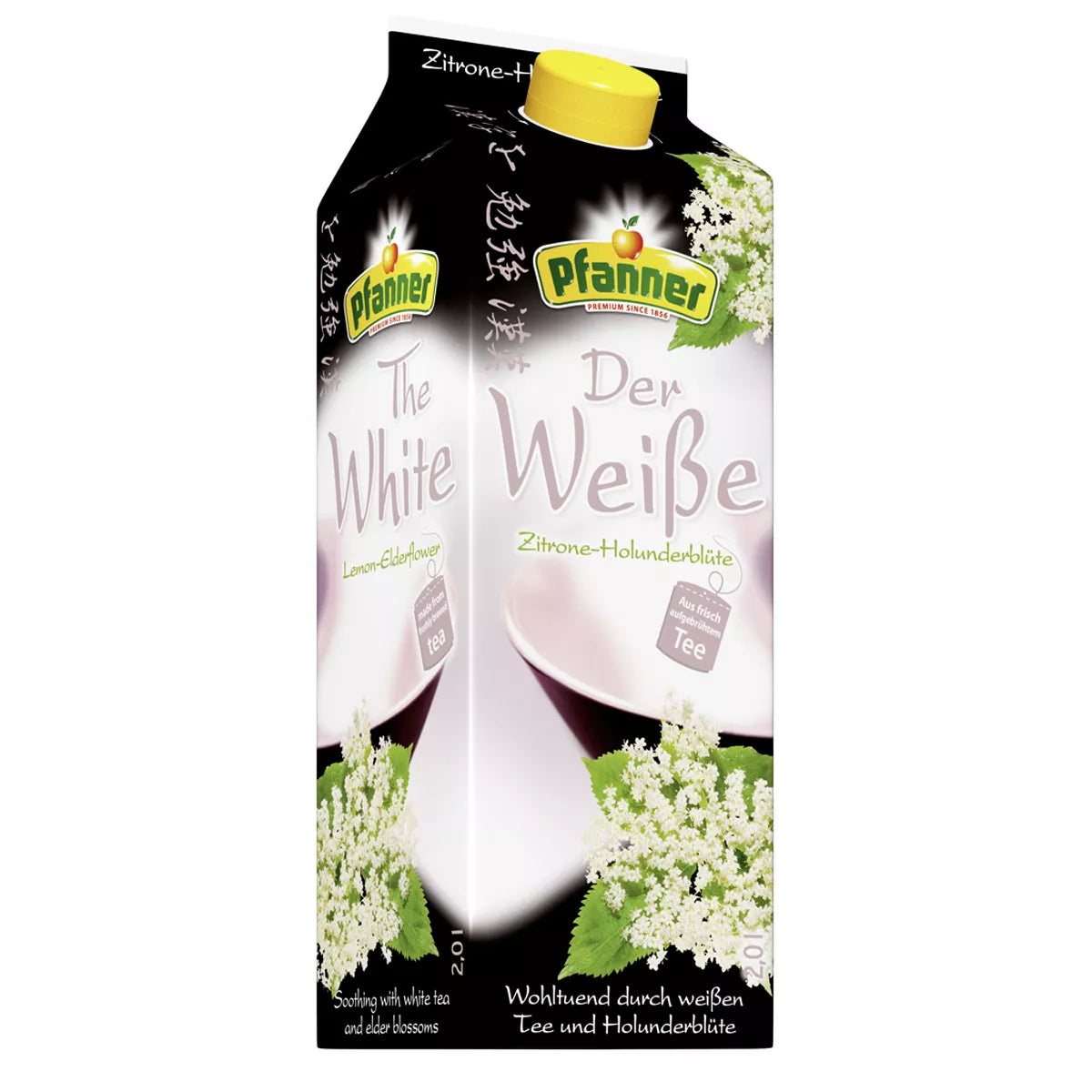 Pfanner Weißer Tee Zitrone Holunder 2l