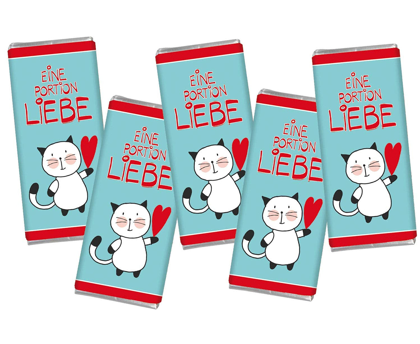 Steinbeck Minischokolade Geschenktütchen Männer-Eine Portion Liebe 2x18g