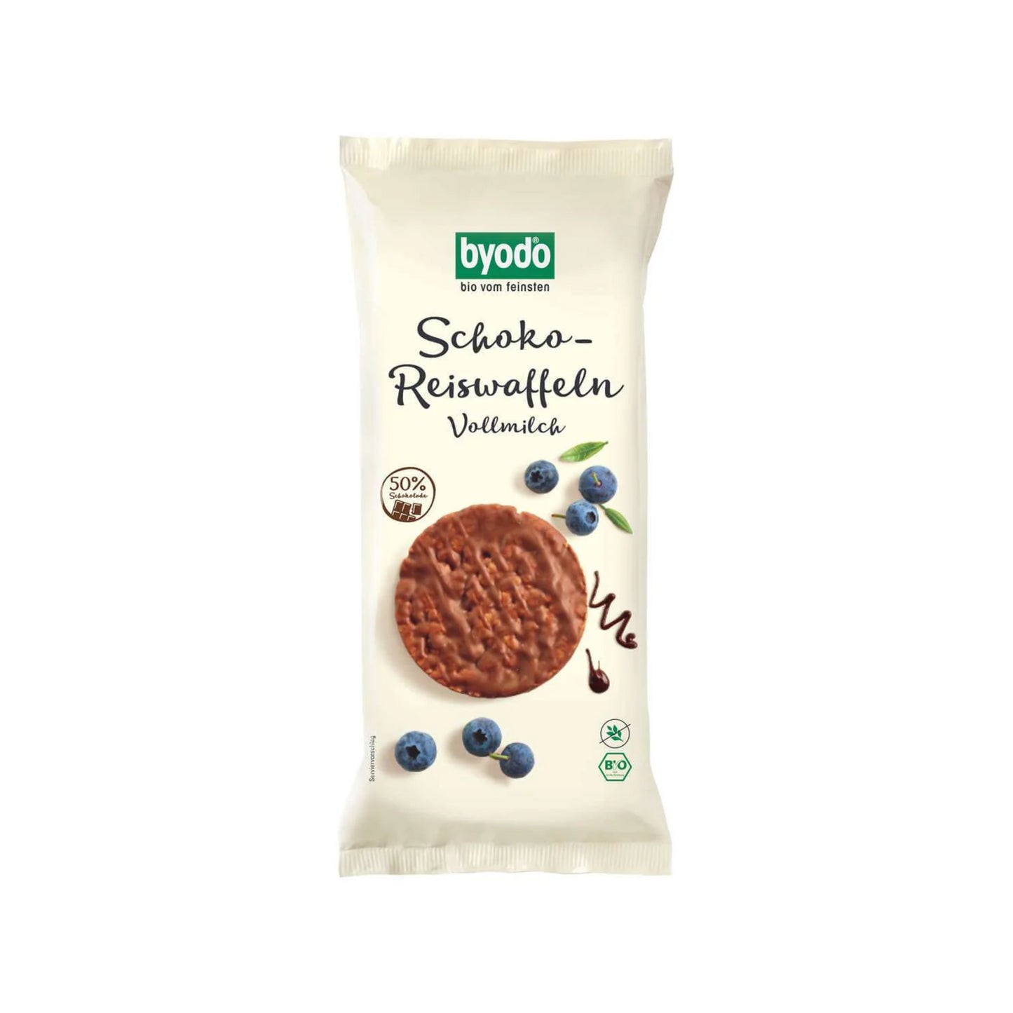 Bio Byodo Reiswaffeln Vollmilch Choco 65g