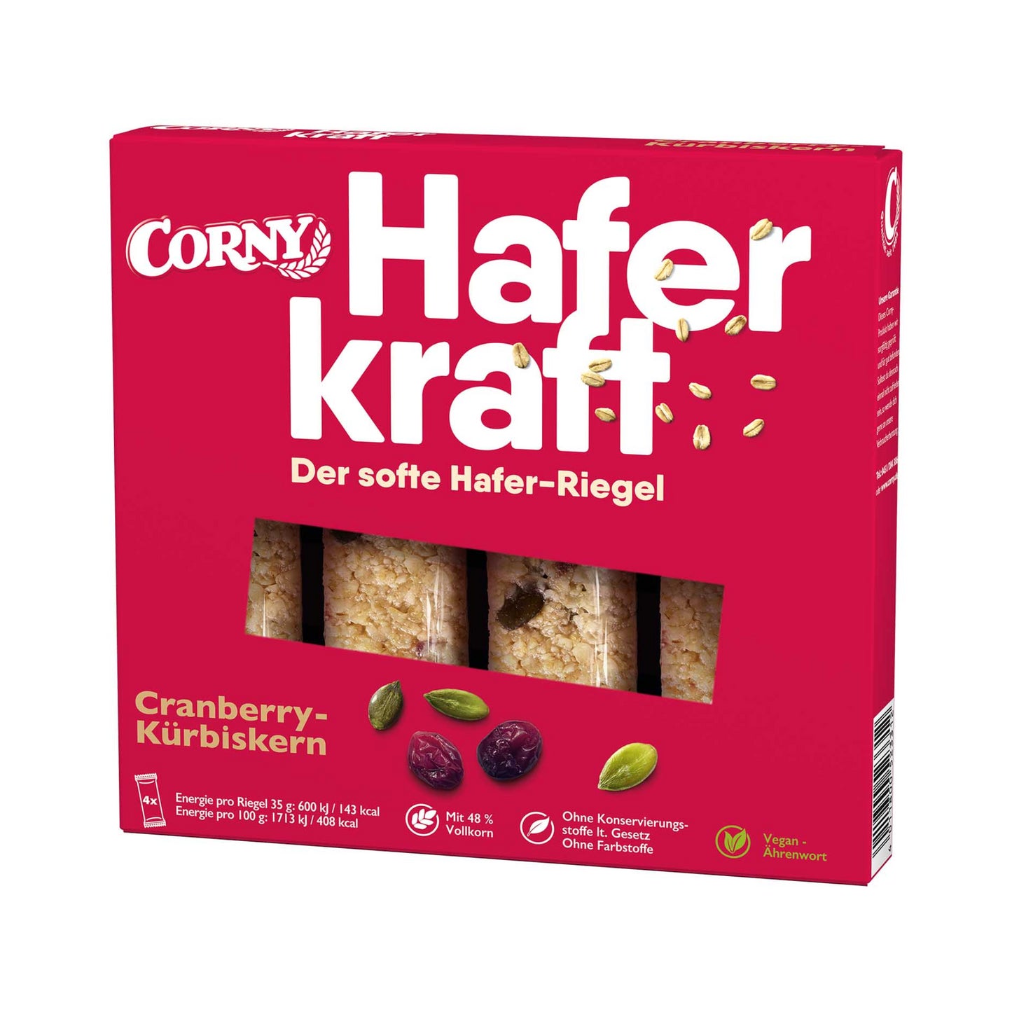 Corny Haferkraft Cranberry-Kürbiskern 4x35g