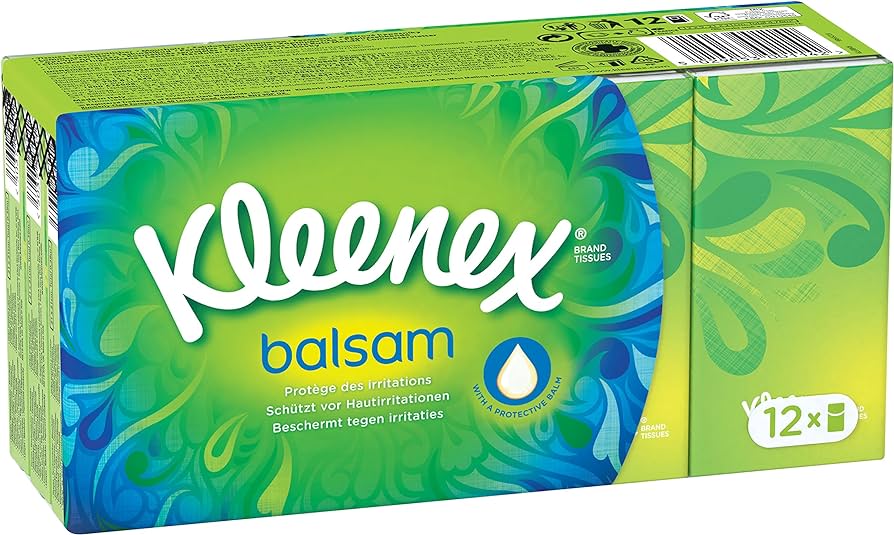 Kleenex Balsam Taschentücher Pocket-Pack 12x9ST