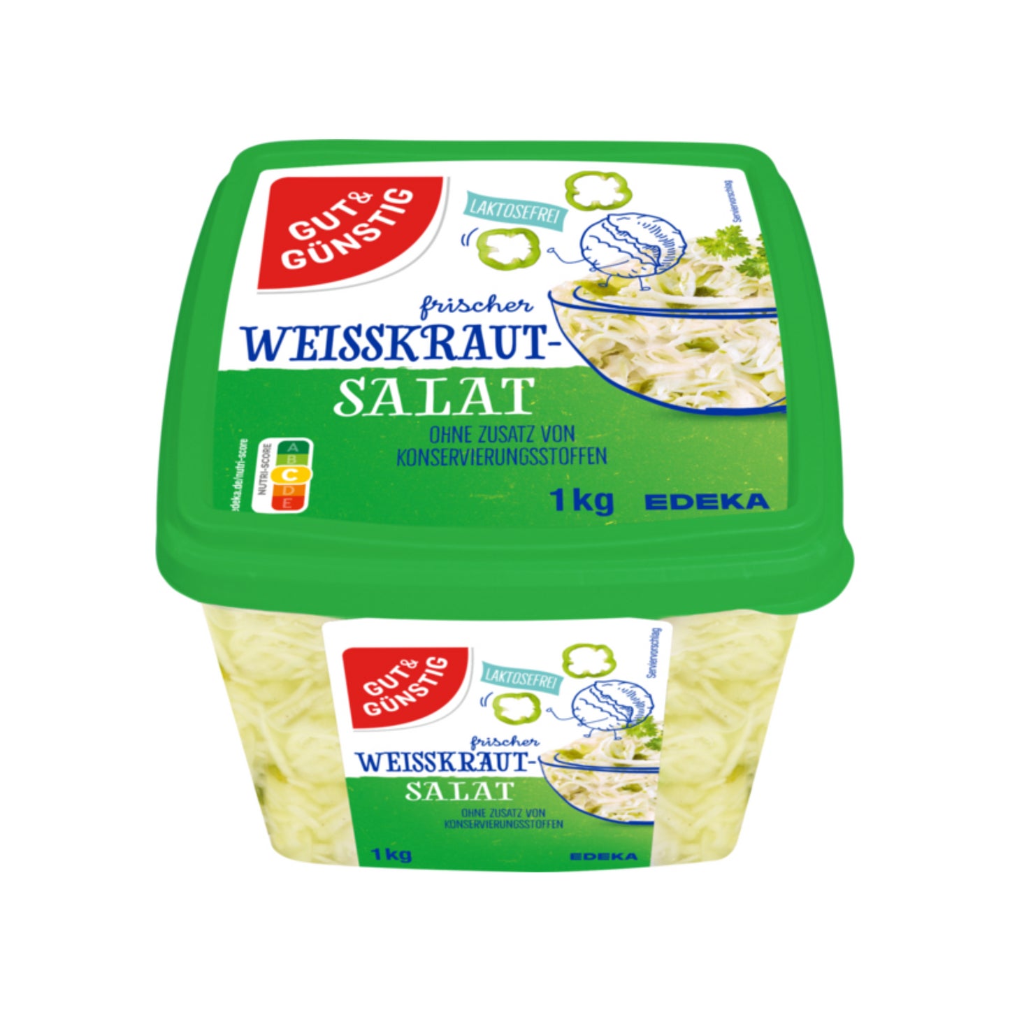 GUT&GÜNSTIG Frischer Weißkrautsalat 1kg