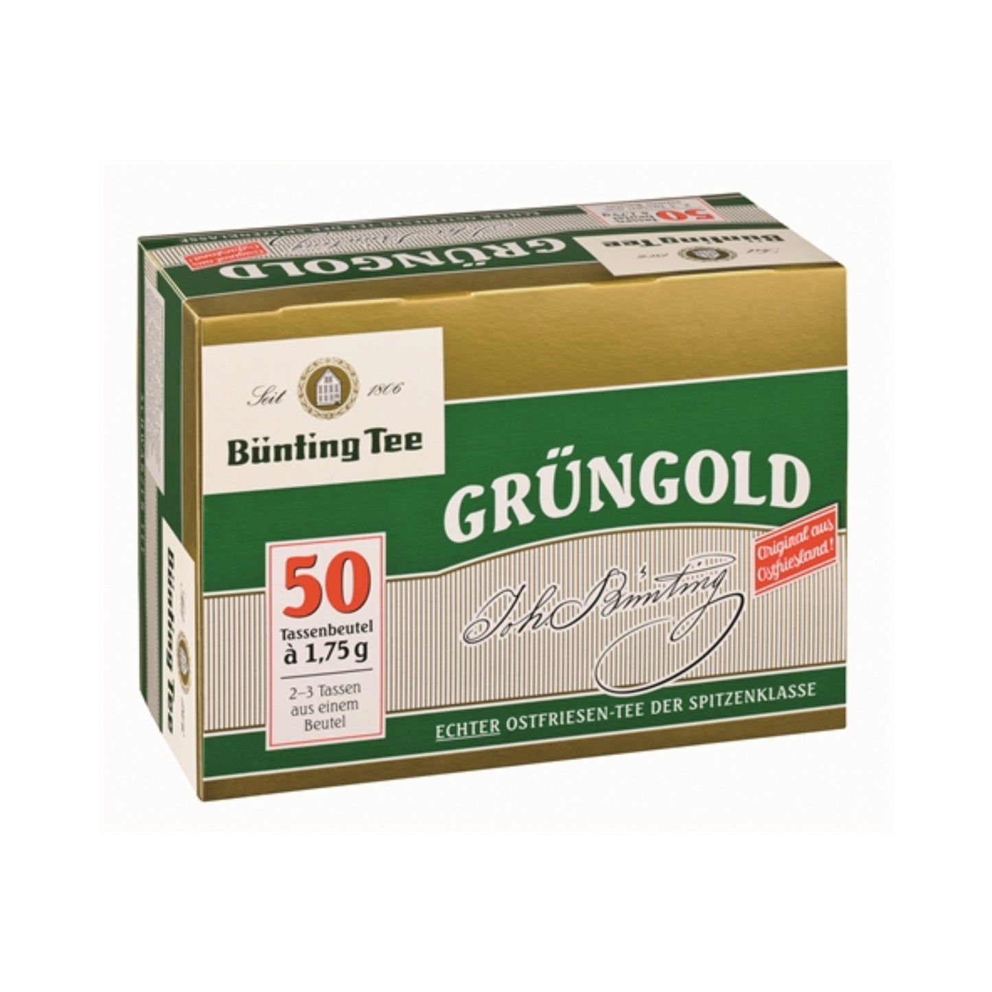 Bünting Grüngold Tee 50ST 87,5g