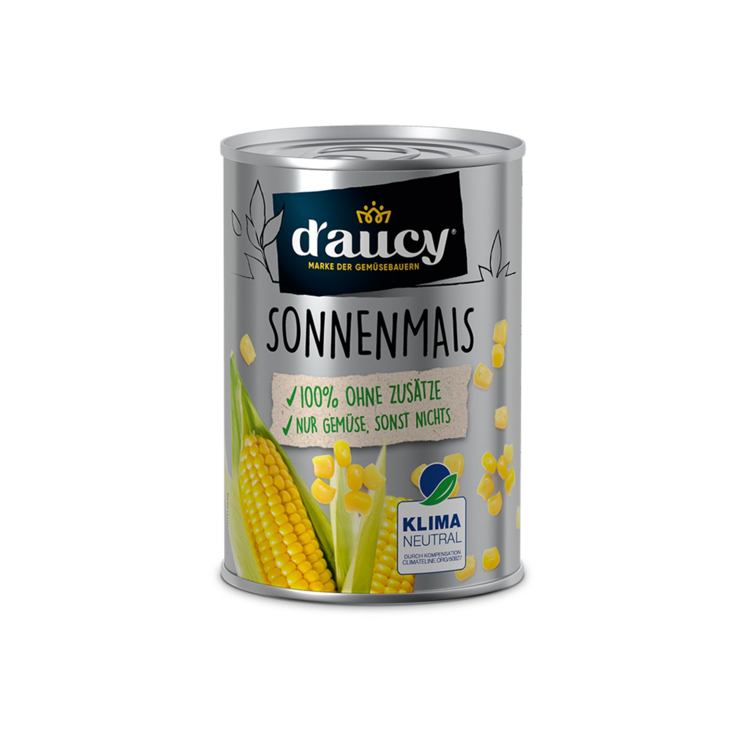 D'aucy Sonnenmais dampfgegart 285g
