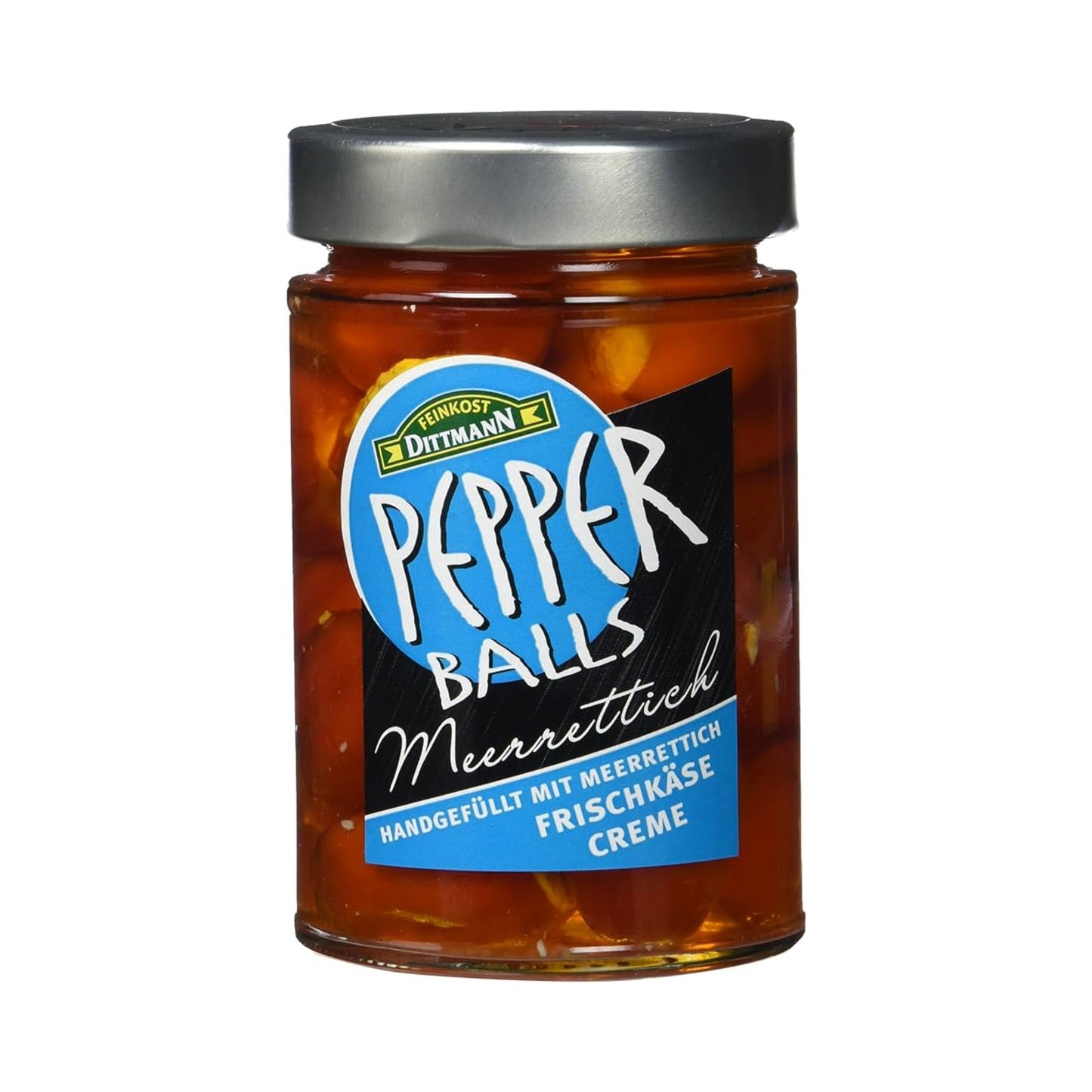Feinkost Dittmann Pepperballs gefüllt mit Meerettich-Frischkäse 290g