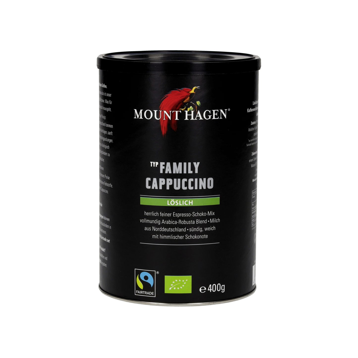 Bio Mount Hagen Fair Trade Cappuccino 400g