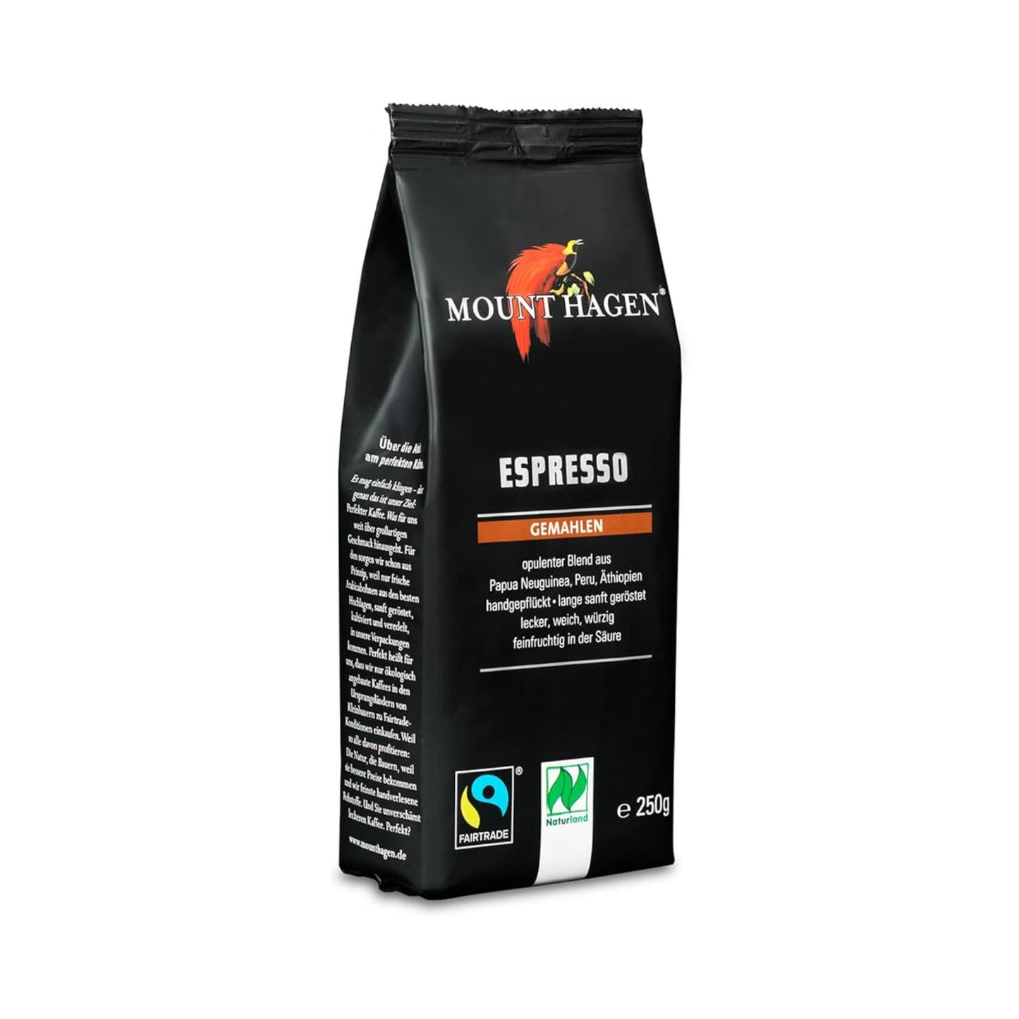 Bio Mount Hagen Espresso gemahlen Fair Trade 250g
