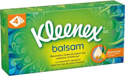 Kleenex Balsam Taschentücher Box 4-lagig 56ST