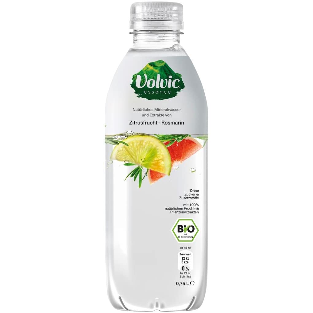 Bio Volvic Essence Grapefruit Zitrone Rosmarin 0,75l DPG