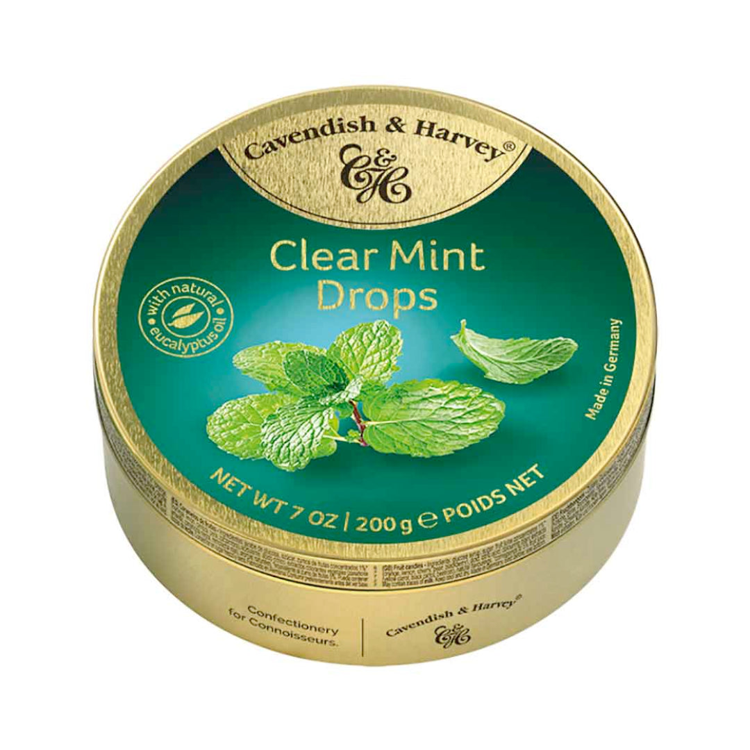 Cavendish & Harvey Clear Mint Drops 200g