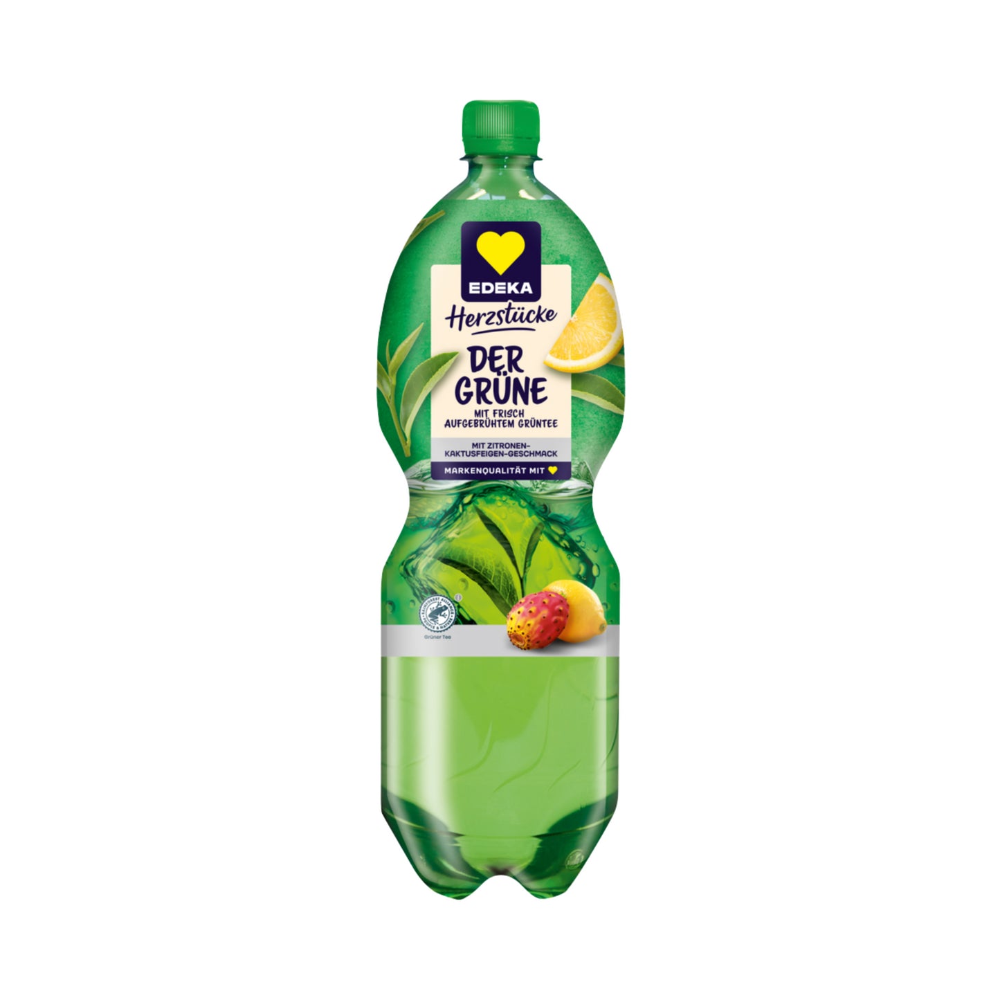 EDEKA Herzstücke Ice Tea Grüner Tee Zitrone Kaktusfeige 1,5l DPG