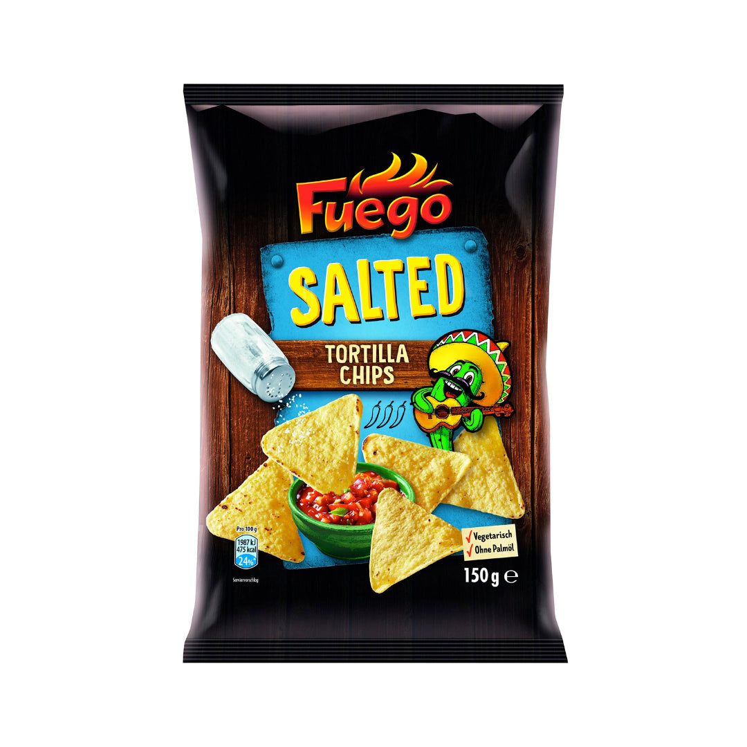 Fuego Tortilla Chips Salt 150g