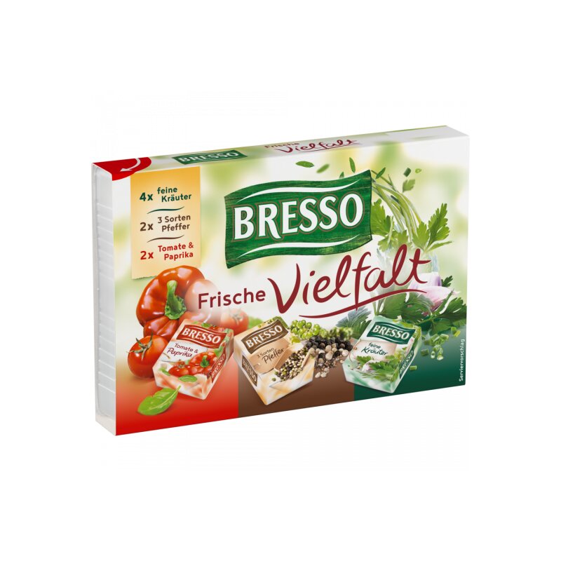 Bresso Portionen Frische Vielfalt 60% Fett i.Tr.120g