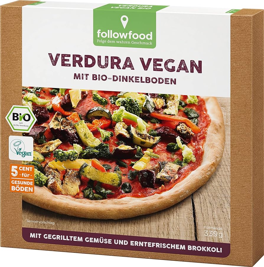 Bio Followfood Pizza Verdura vegan 339g