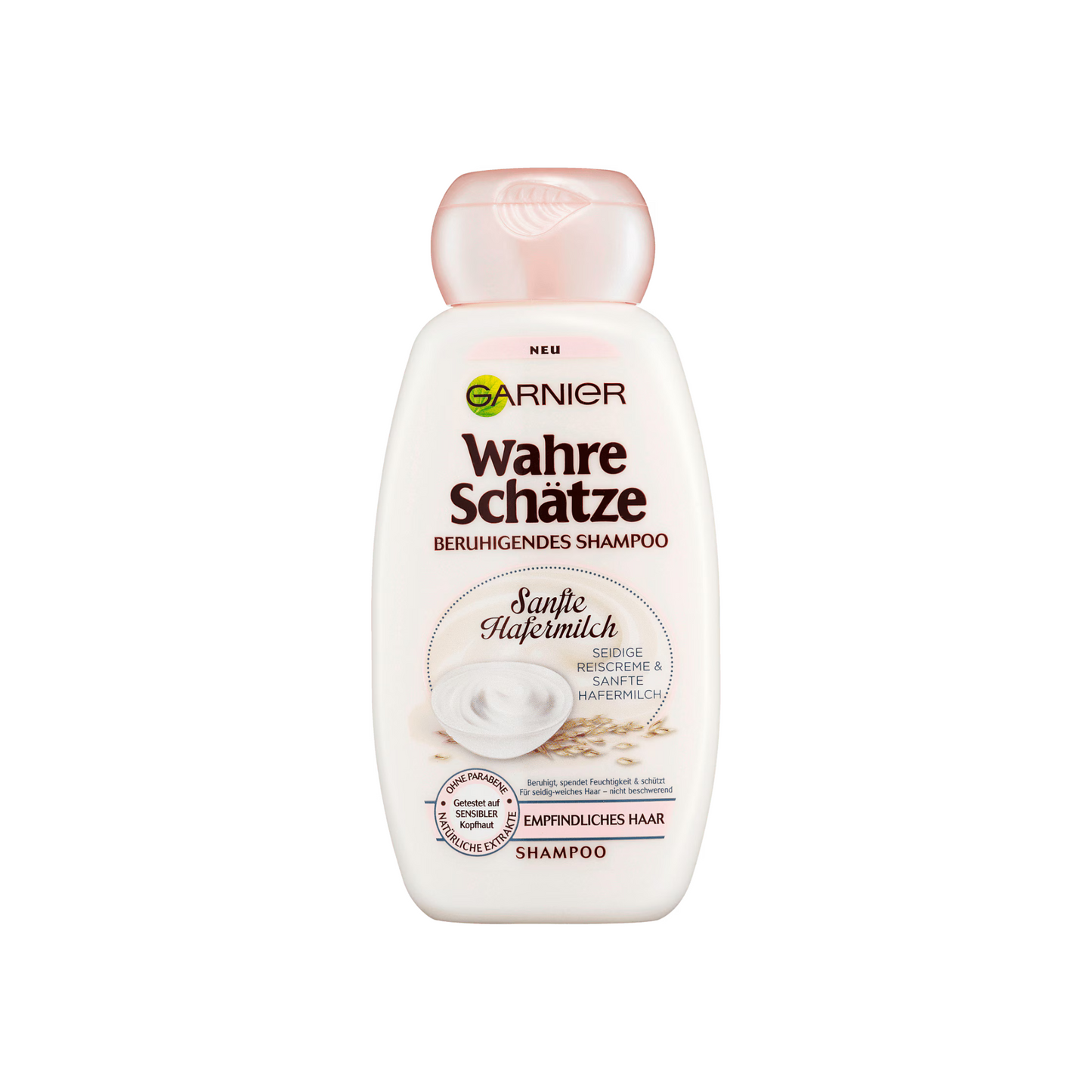 Garnier Wahre Schätze Shampoo seidige Reiscreme mit sanfte Hafermilch für empfindliches Haar 250ml