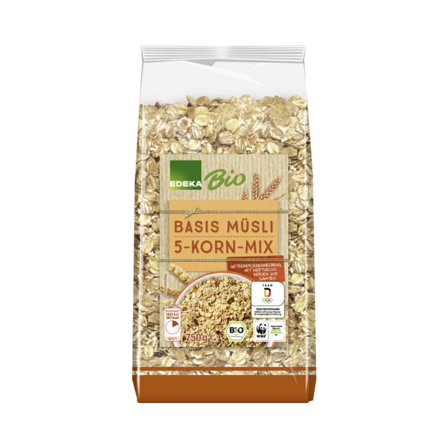 Bio EDEKA 5-Korn-Mix 750g