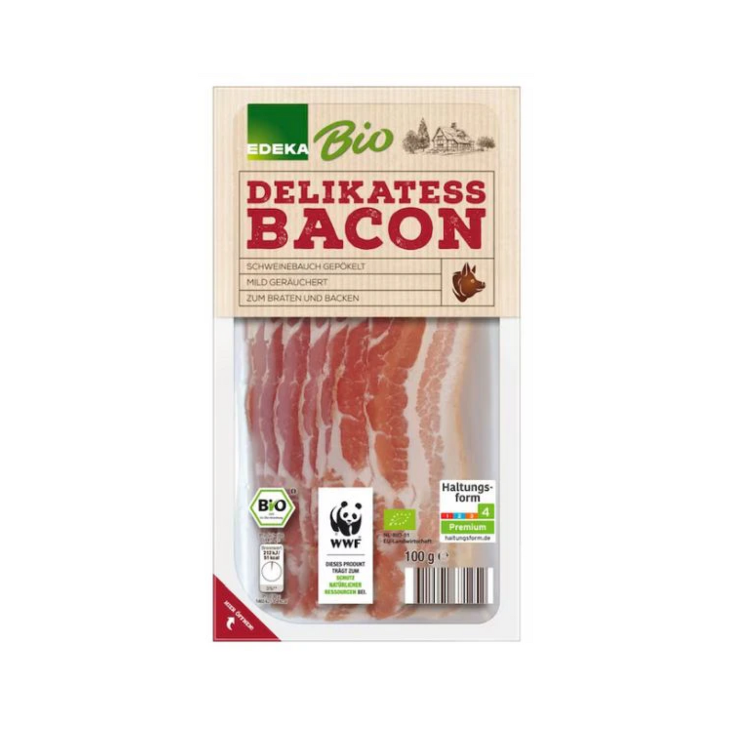 Bio EDEKA Delikatess Bacon 100g