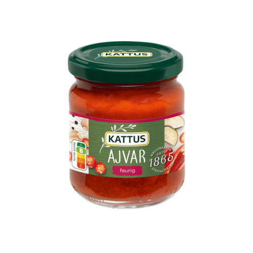 Kattus Ajvar Paprikamark feurig 190g