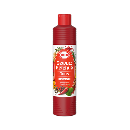 Hela Gewürz Ketchup Curry leicht scharf 800ml