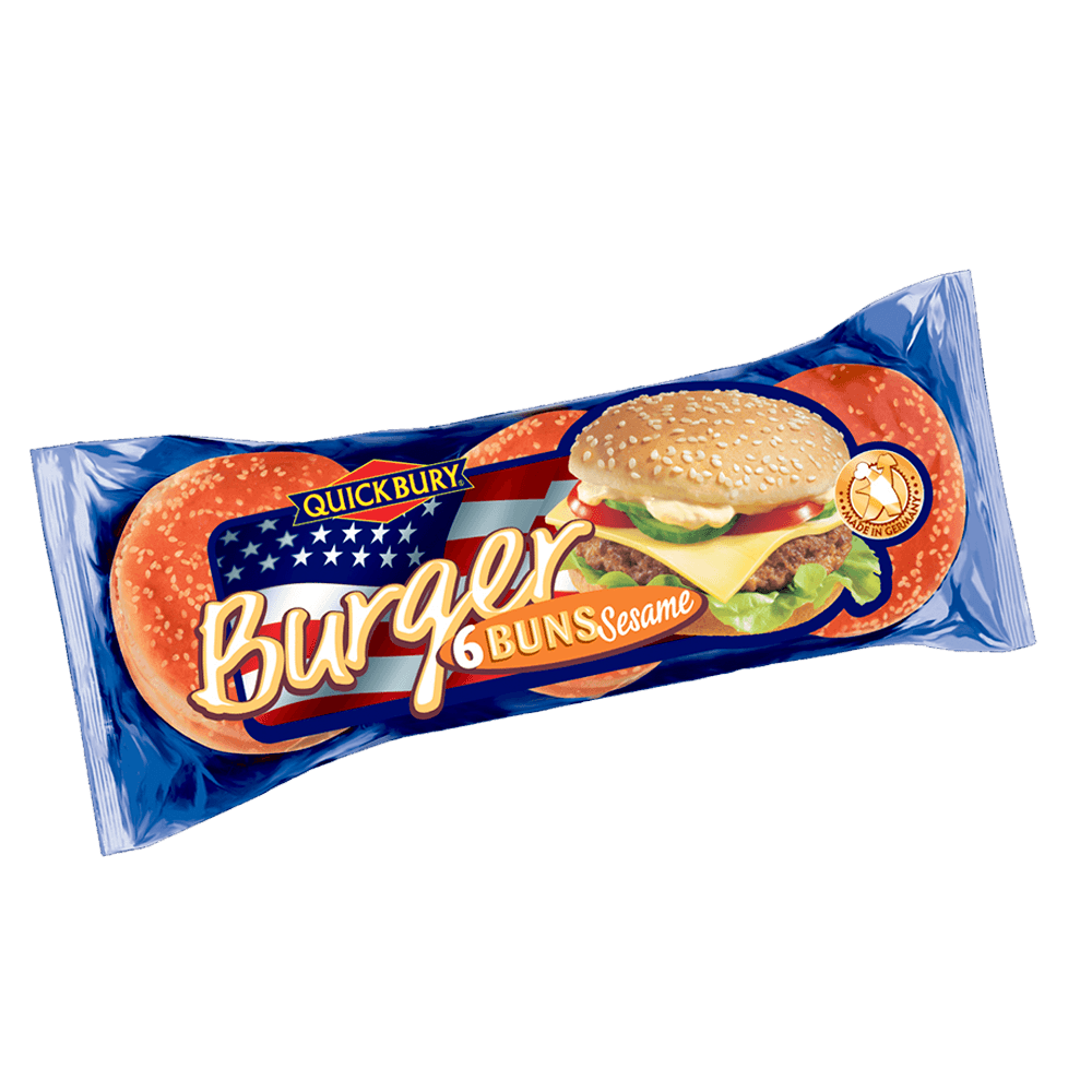 Nordthy Hamburger Sesam Buns 6ST 300g