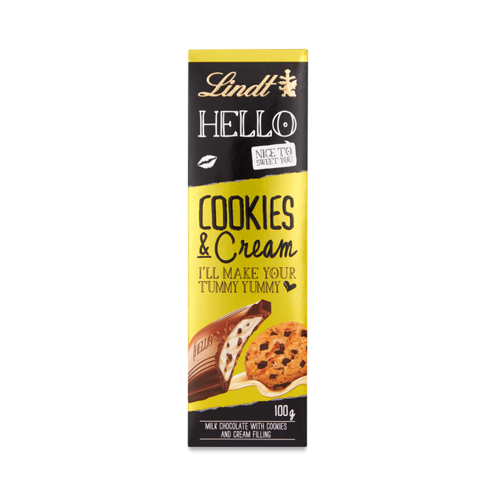 Lindt Hello Tafel Cookies&Cream 100g