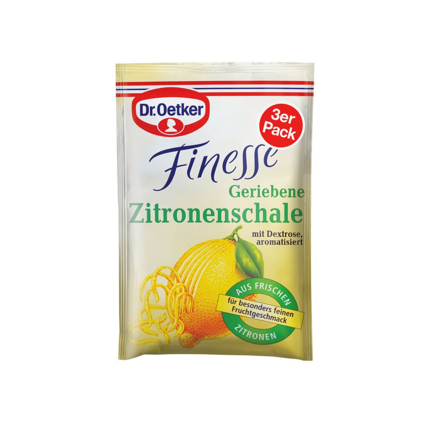 Dr.Oetker Finesse Geriebene Zitronenschale 3x6g