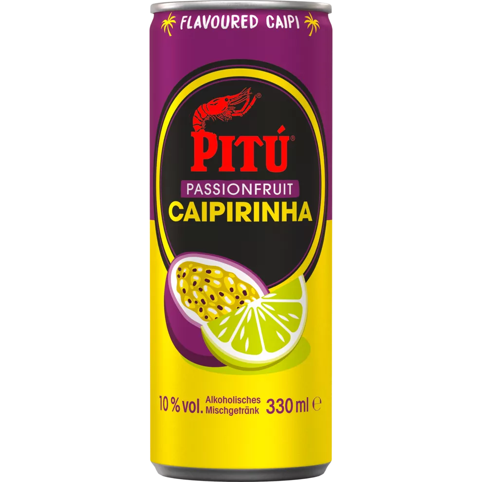 Pitu Passionfruit Caipirinha 10% 0,33l DPG
