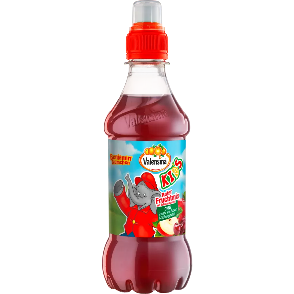 Valensina Kids Benjamin Blümchen roter Fruchtmix 0,33l DPG