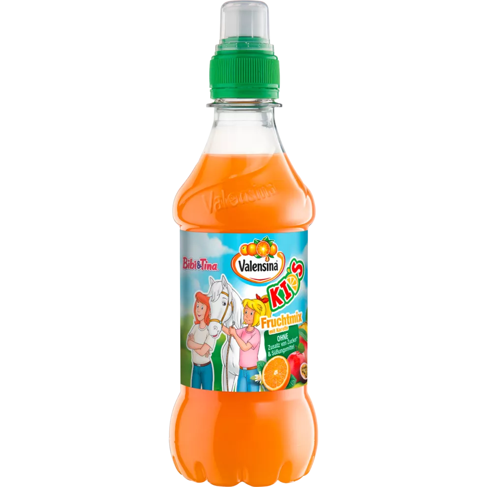 Valensina Kids Bibi+Tina Fruchtmix Karotte 0,33l DPG