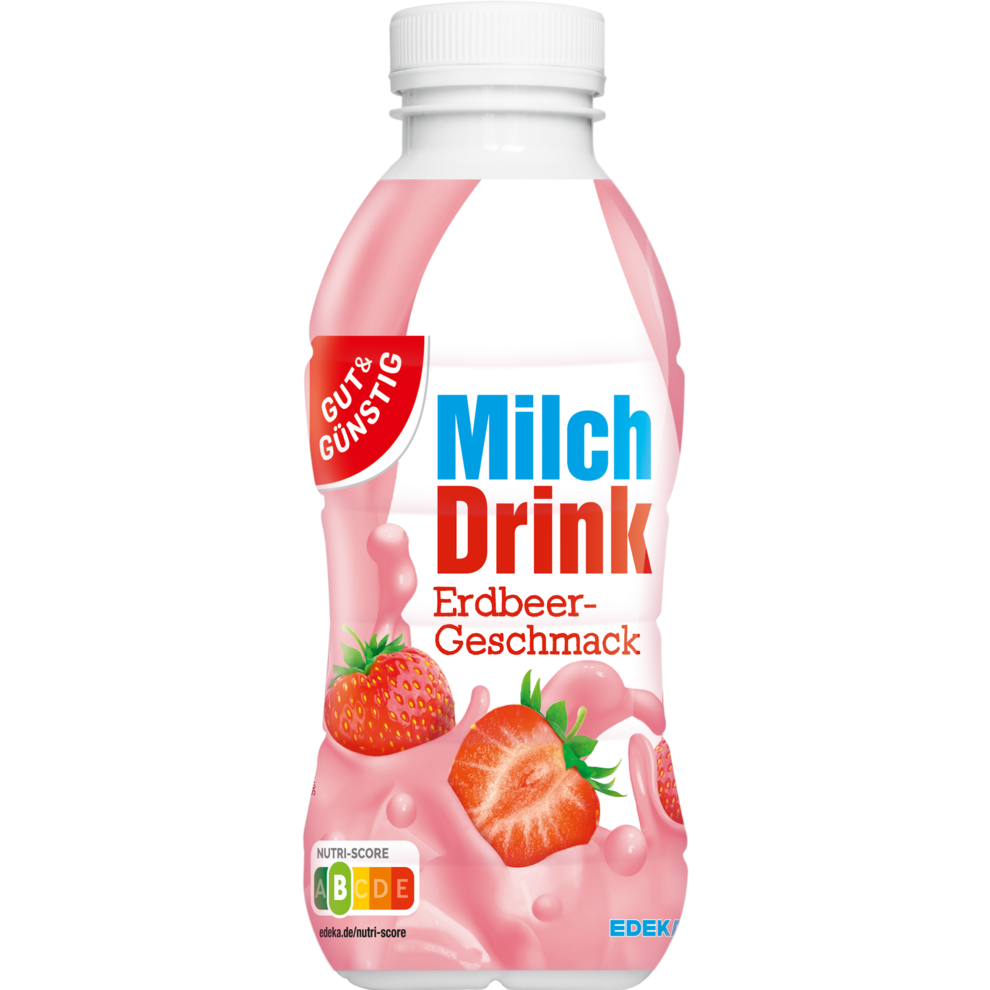 GUT&GÜNSTIG Milchdrink Erdbeere 500ml DPG