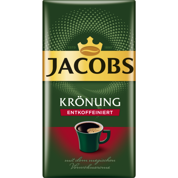 Jacobs Krönung Kaffee entkoffeiniert gemahlen 500g