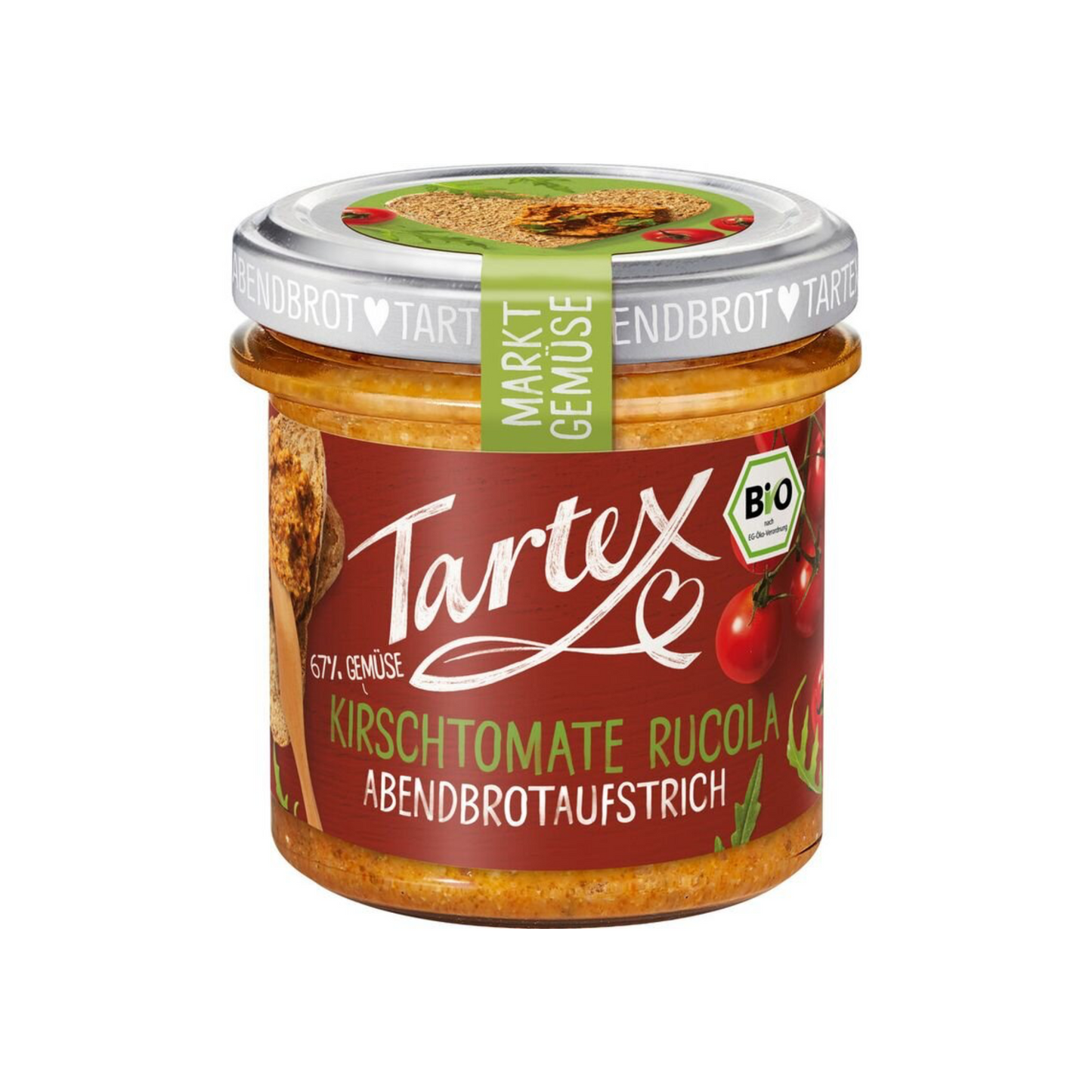 Bio Tartex Markt-Gemüse Rucola Kirschtomate 135g