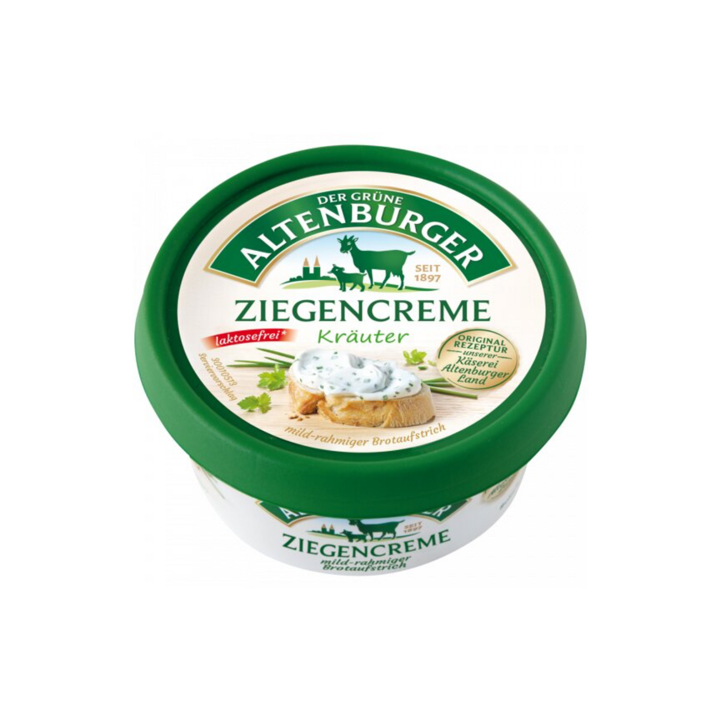 Der Grüne Altenburger Ziegencreme Kräuter 25% absolut 150g