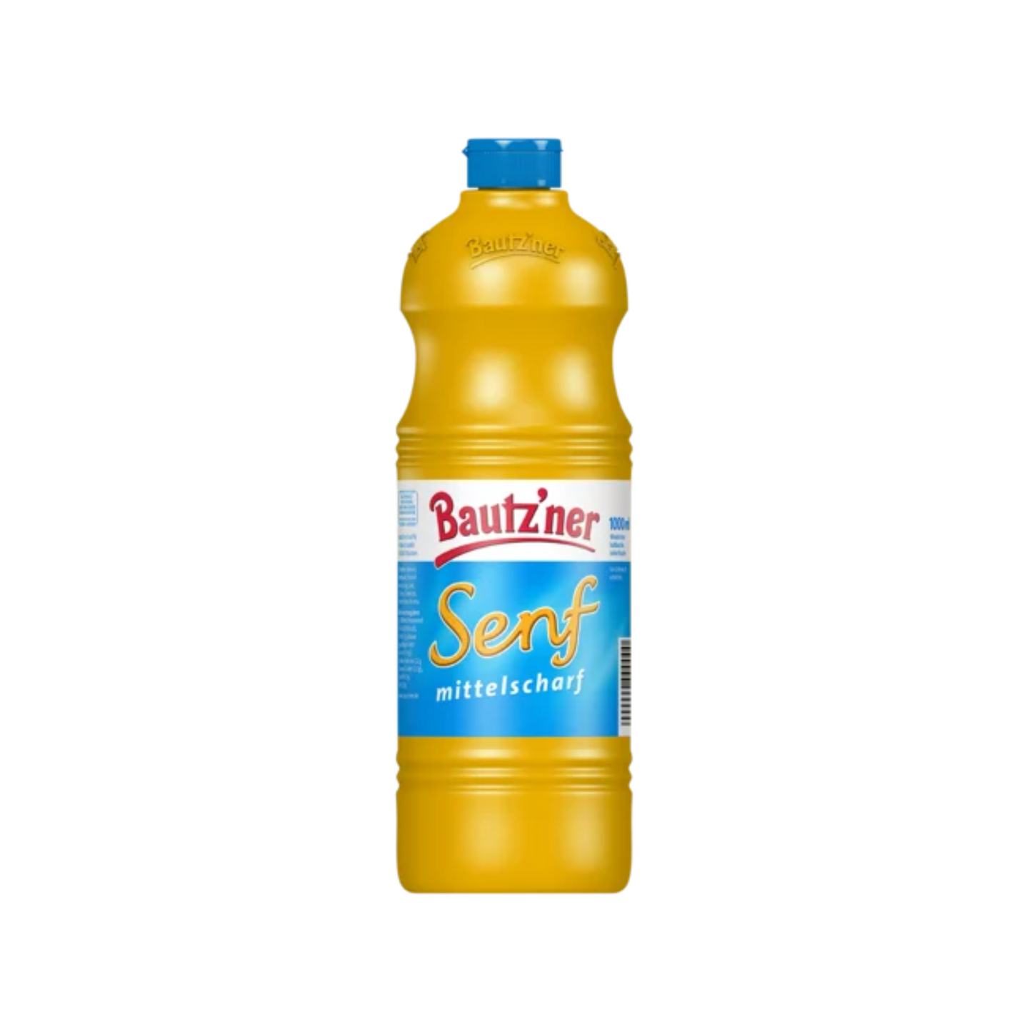 Bautzner Mittelscharfer Senf Flasche 1000ml