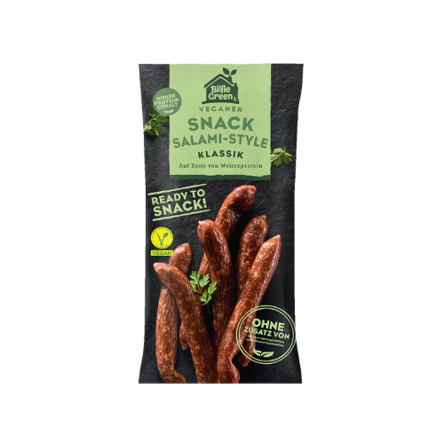 Billie Green Veganer Snack Salami-Style Klassik 75g