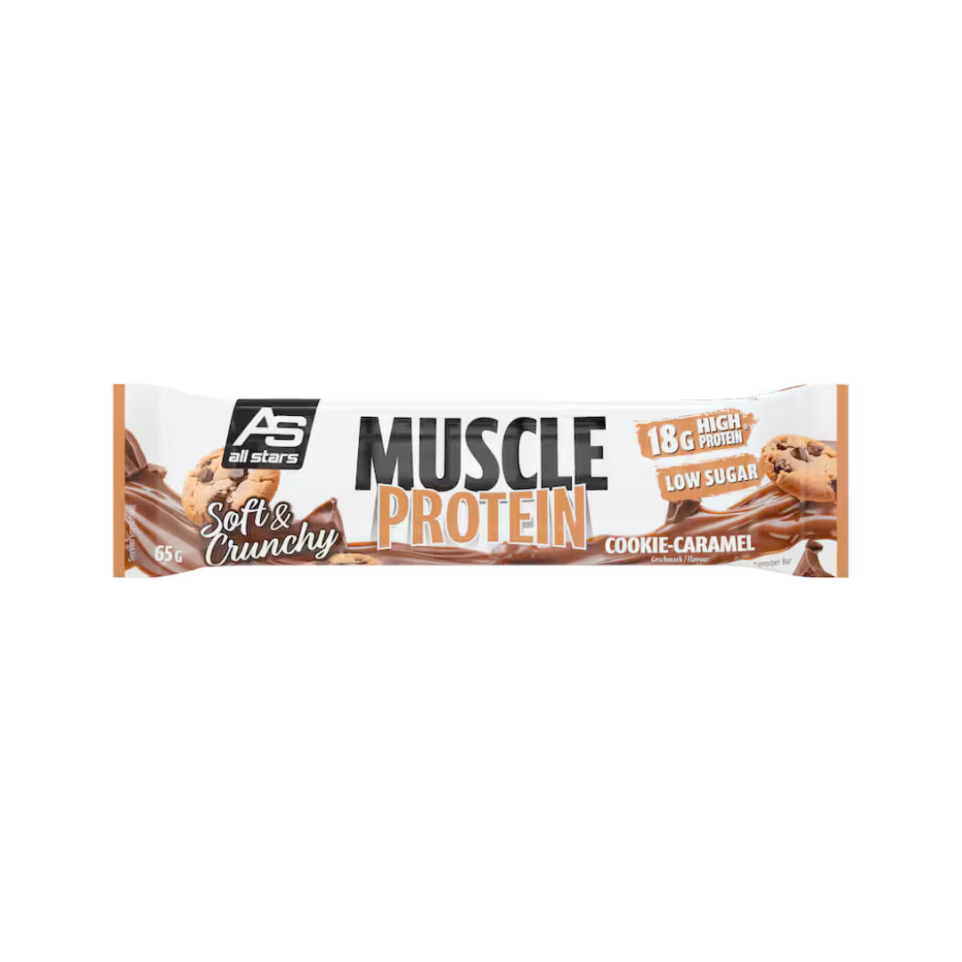 All Stars Muscle Protein Bar Cookie Crunch Caramel 65g