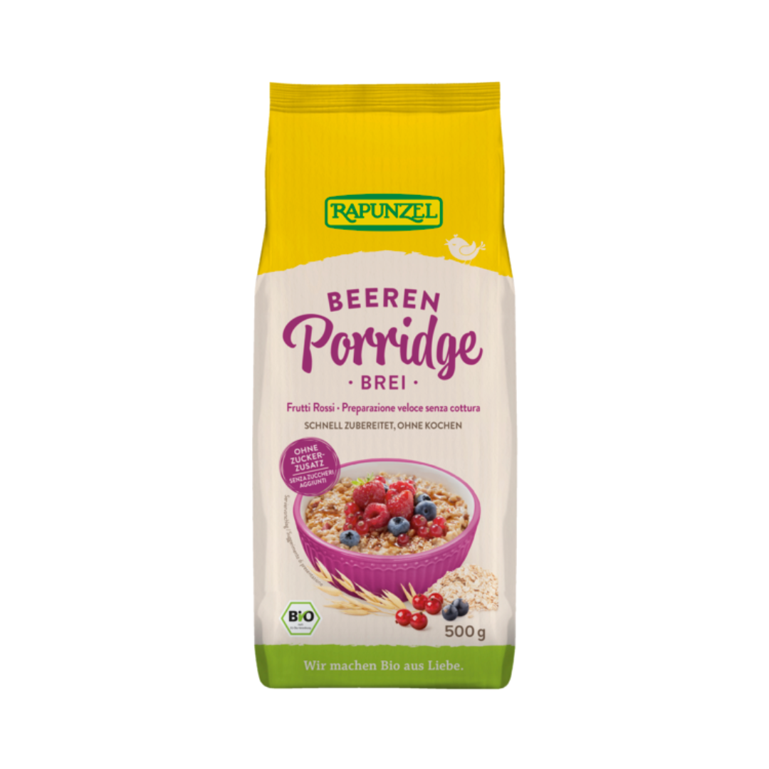 Bio Rapunzel Porridge Brei Beeren 500g