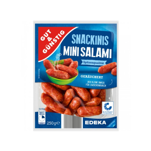 GUT&GÜNSTIG Snackinis Mini-Salami 250g QS ITW