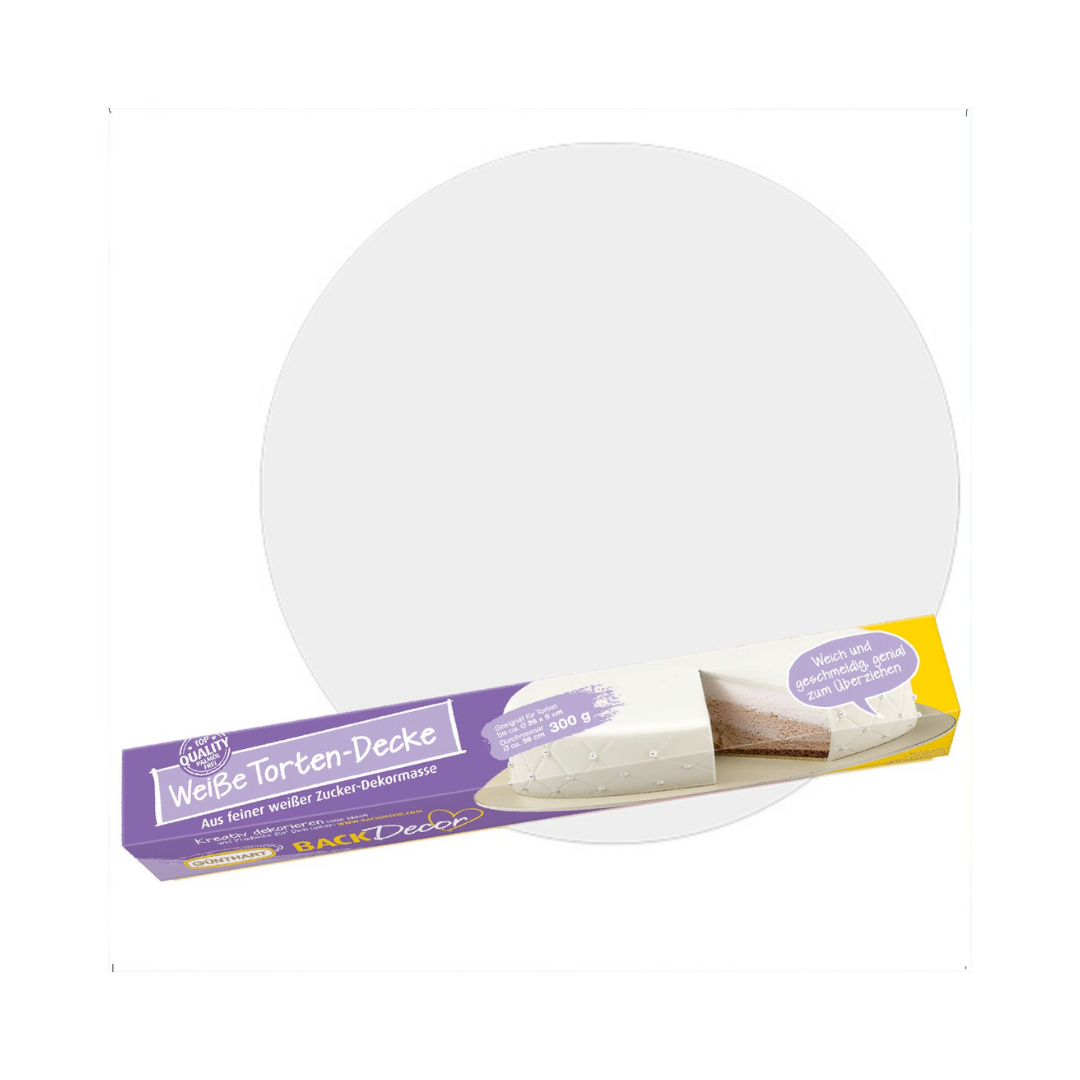 Günthart Tortendecke weiß 300g